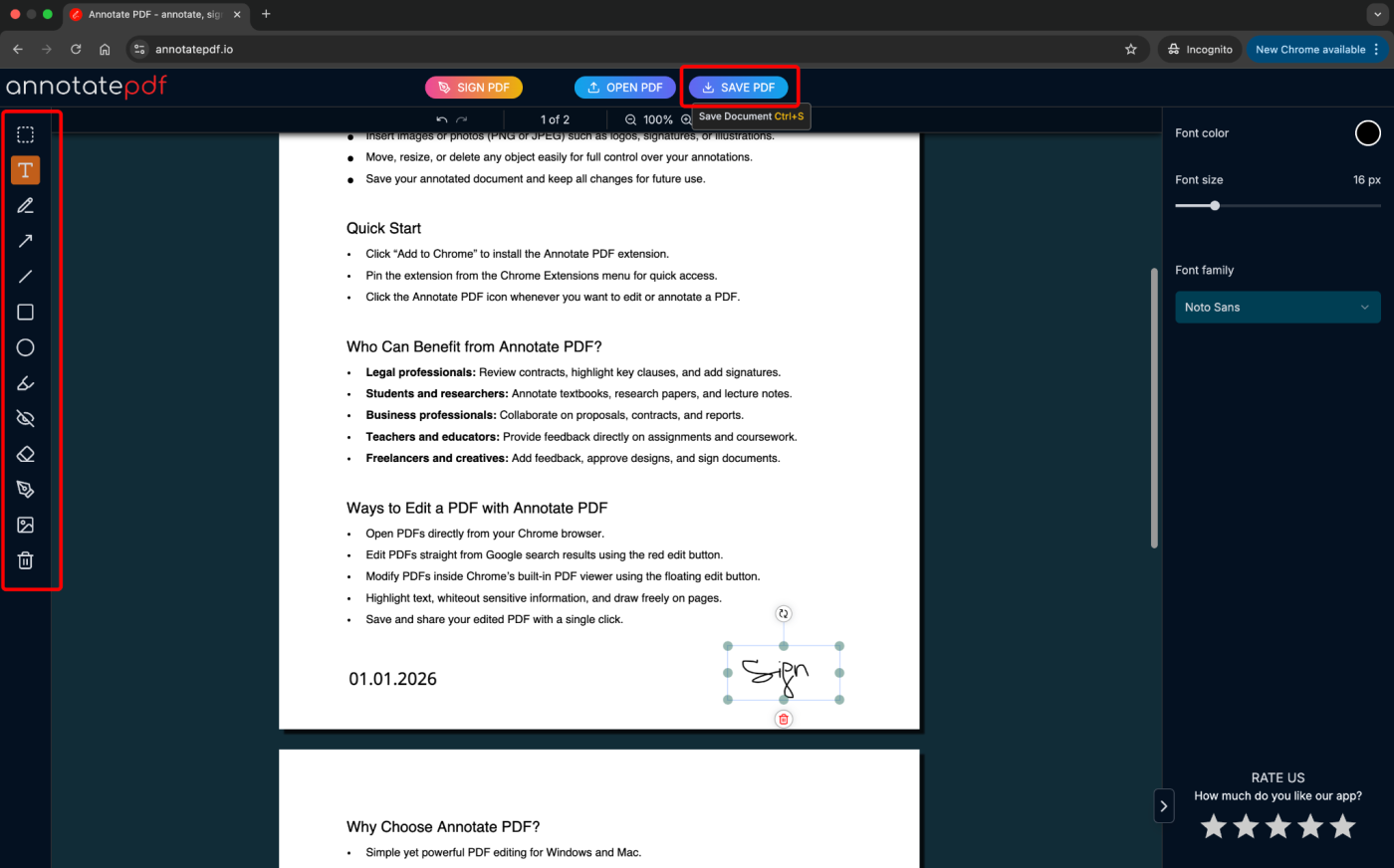 Как делать пометки в pdf