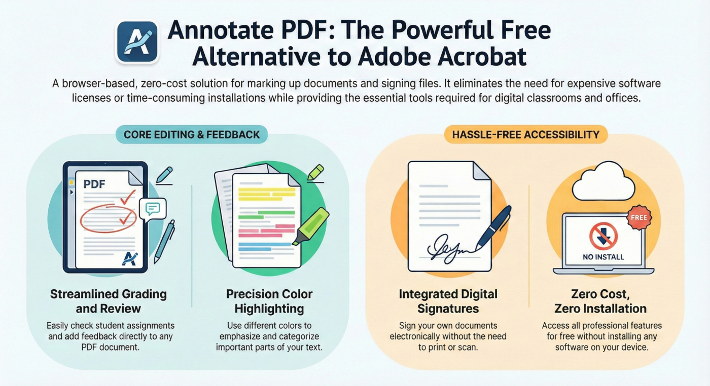 Annotate PDF vs Adobe Acrobat