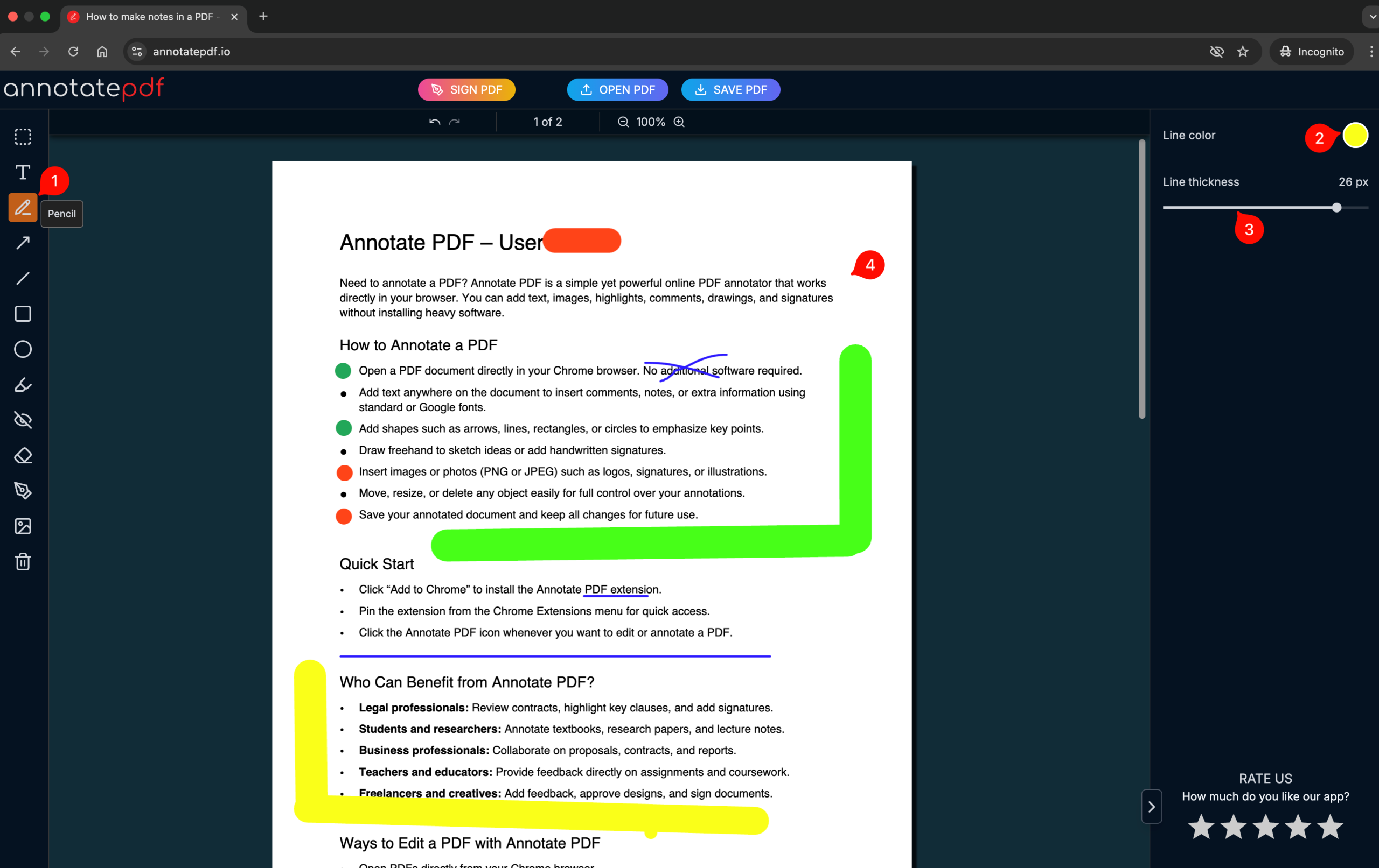 Dessin au format PDF