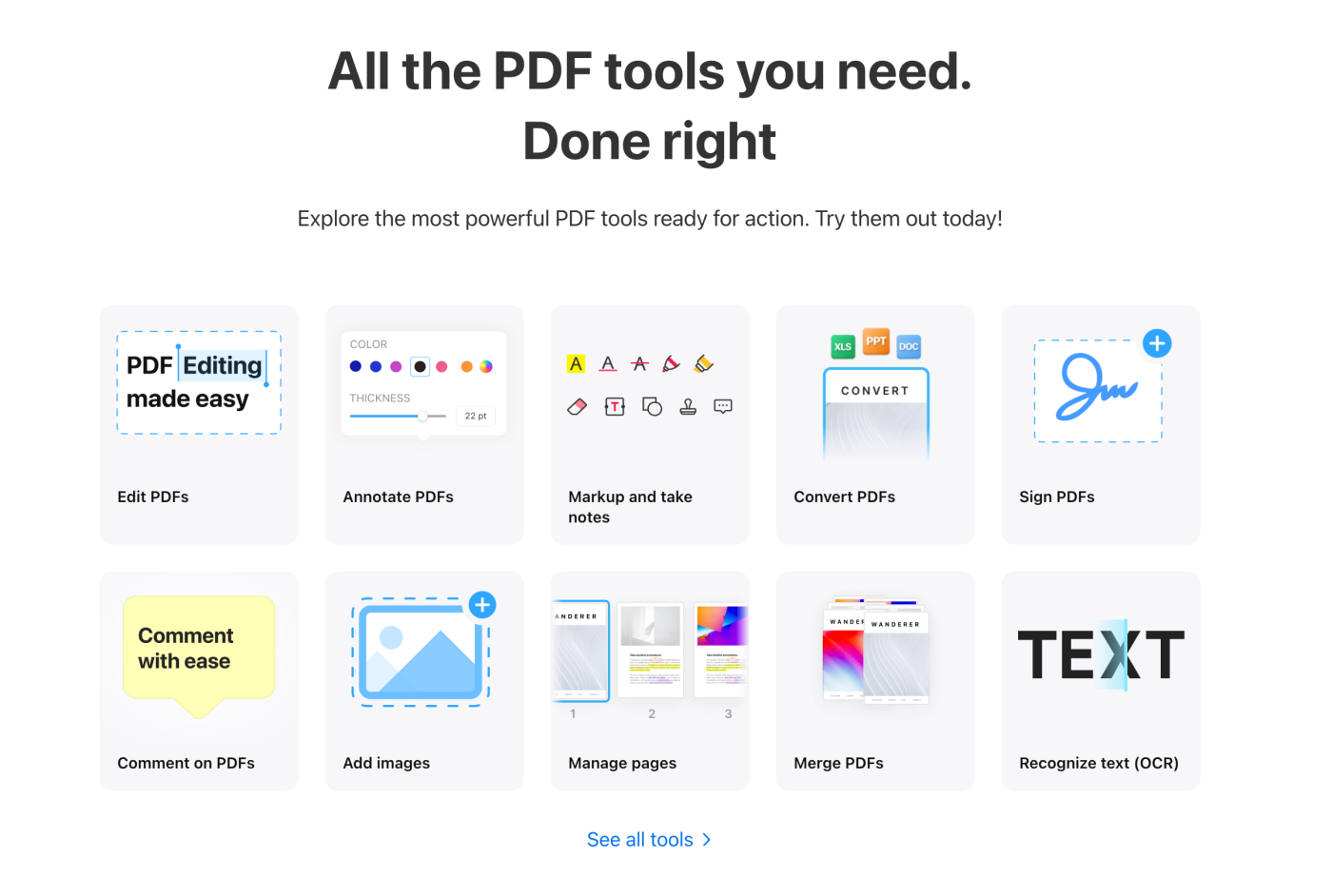 Comparison of annotators